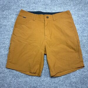 Kuhl Renegade Mens Hiking Shorts Size 32 Dark Ochre Tan Technical Outdoor